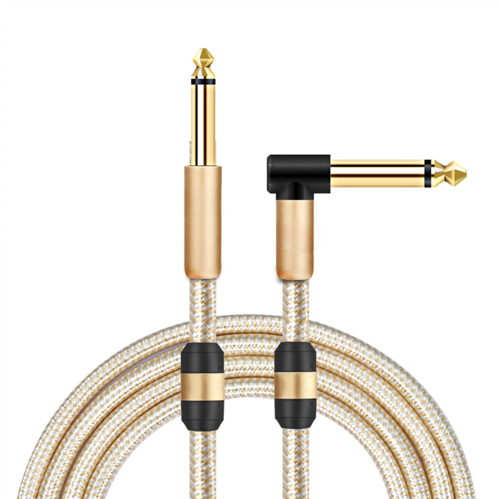 kabel audio do gitary Linia Audio Gitara Z Redukcją Szumów Linia Połączenia Dźwięku 6.35 Linia Elektronicznego Miksera Organów (Color : 10 m)