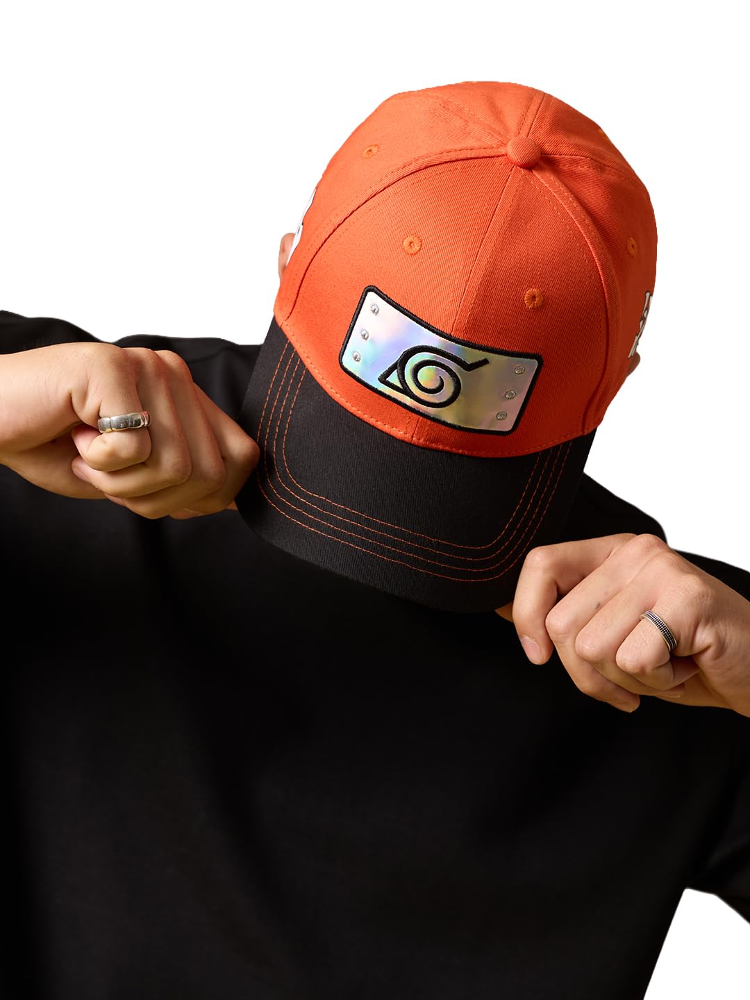 The Souled Store Naruto: Konoha Caps | Official Naruto Shippuden Merchandise | Premium Embroidered Hidden Leaf Cotton Baseball Cap for Men & Women | Adjustable Unisex Anime Sun Hat-picture-39