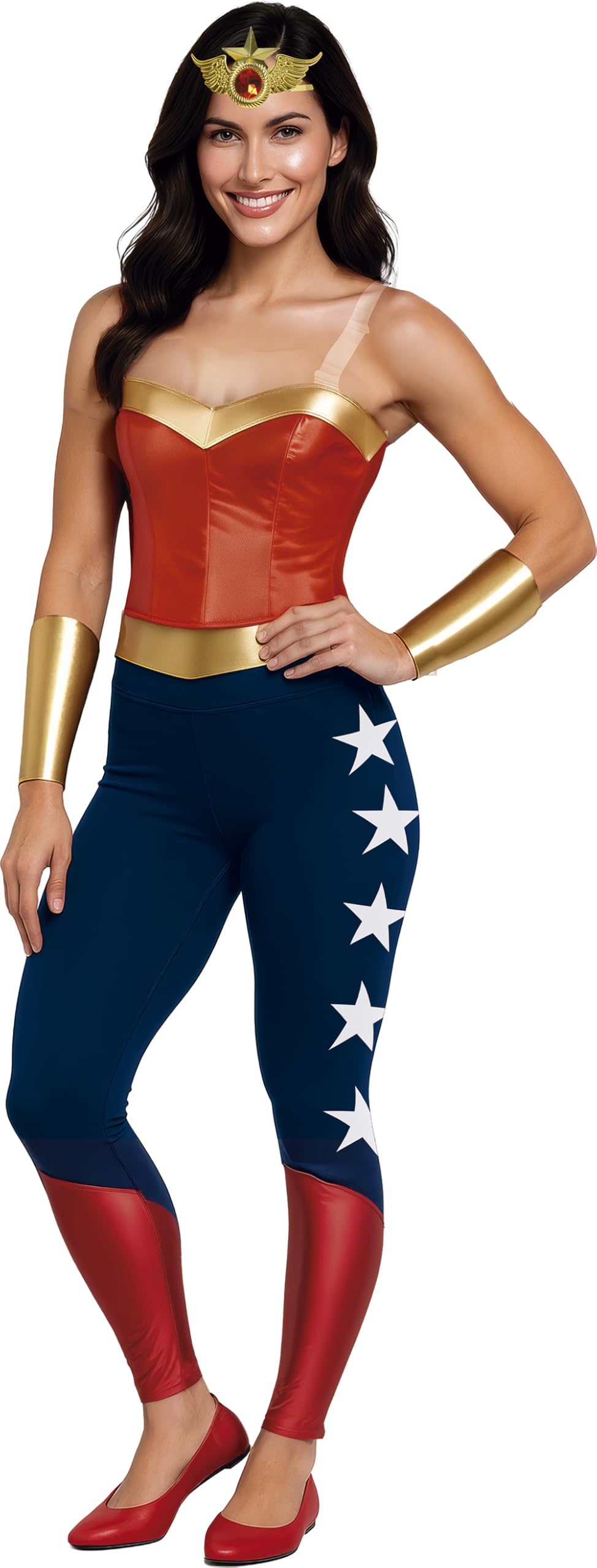 FIESTAS GUIRCA Wonder Woman Superheroine Costume