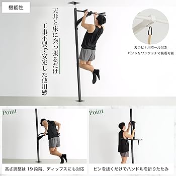 (発送可能) KENSUI kaku model2 ディプスバー&ベンチ セット 新発想】懸垂マシンとトレーニングベンチが合体＆立てかけ収納