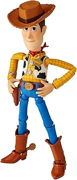 Kaiyodo Revoltech Toy Story Woody Ver. 1.5, Total Height Approx. 5.9 inches 150 mm, Non-Scale, PVC & ABS, Pre-Painted Action Figure, Resale