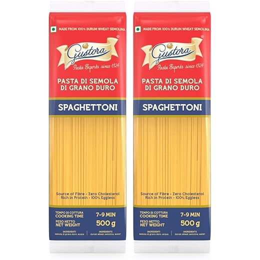 Gustora Spaghettoni Pasta - Thick & Al Dente 1kg
