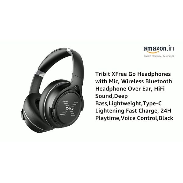 Tribit XFree Go Headphones with Mic 