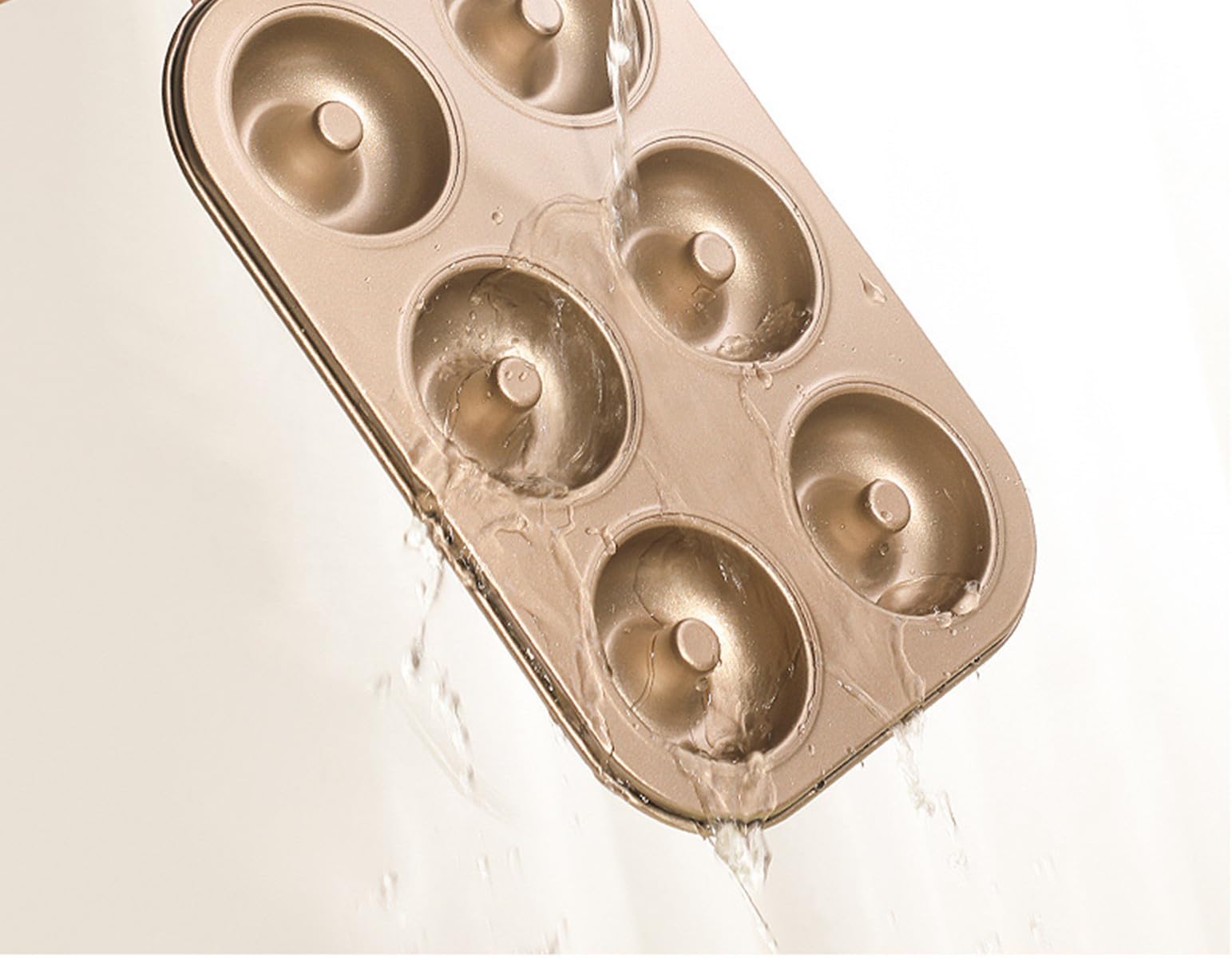 2 Stampi Per Ciambelle Antiaderenti - Acciaio Al Carbonio Per 6 Ciambelle - Foto 9