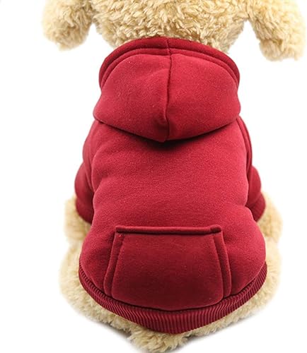 Miniatura 12 de Idepet Sudaderas con Capucha para Mascotas Perros Ropa para Perros Ropa para Perros Pequeños Chaleco Ropa para Chihuahua Abrigo Cálido Chaqueta