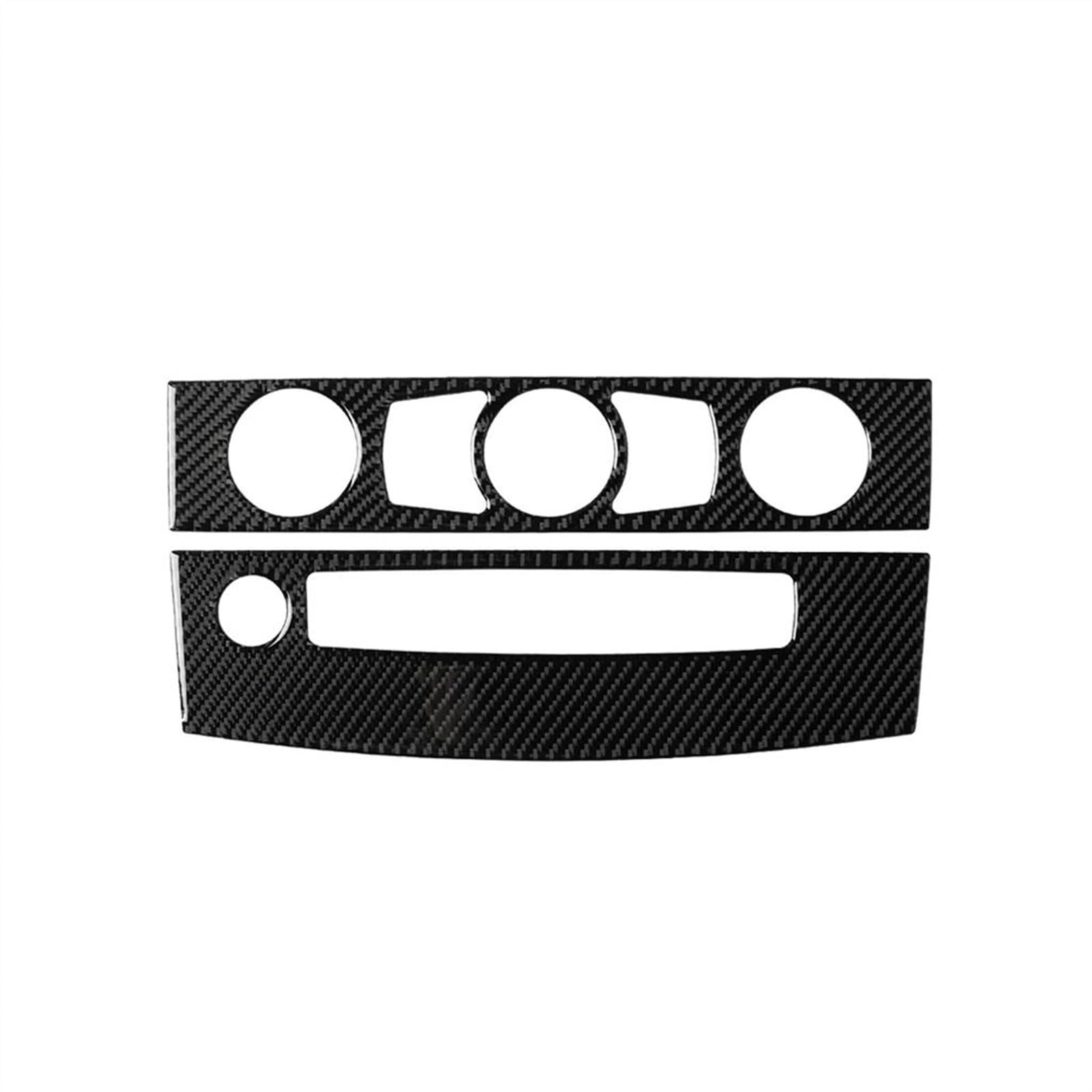 Piwine Car Cd Panel Trim Center Console Cover Carbon Fiber Sticker For E60 5 Series 2008 2009 2010