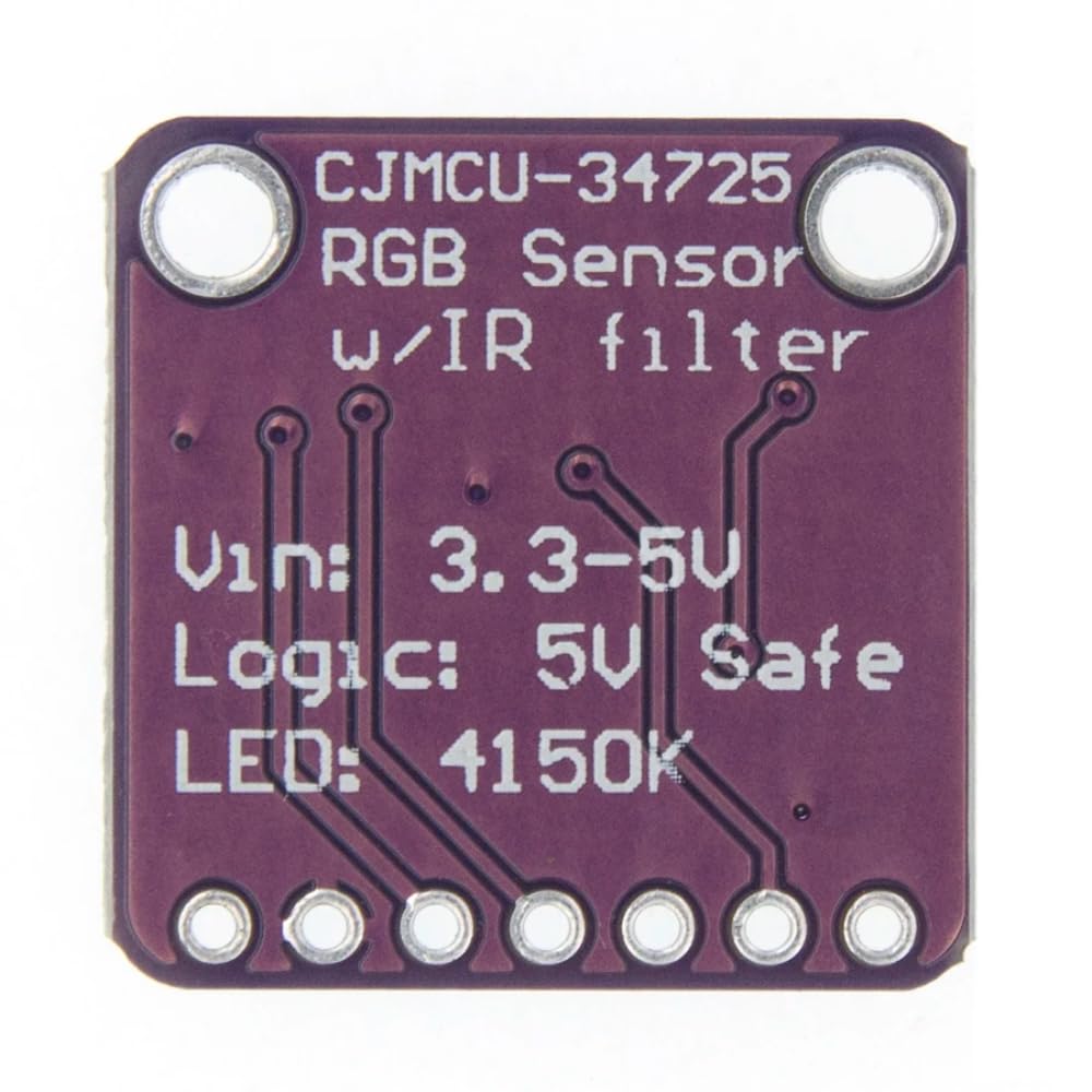 DollaTek Módulo de reconocimiento de Sensor de Color TCS34725 RGB para Arduino