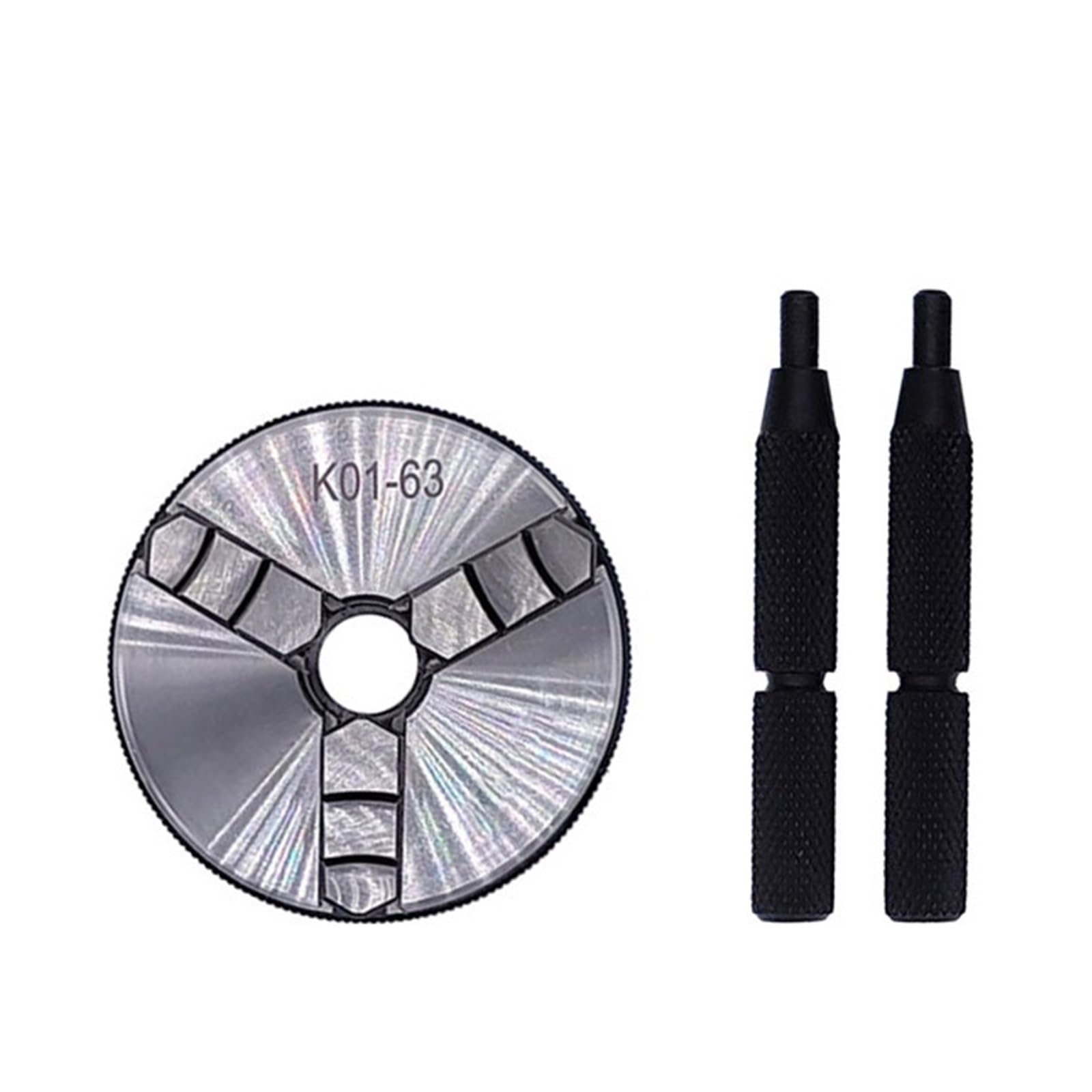 K01-50/63/80 Mini 3-Jaw Self-Centering Lathe Chuck Woodworking Hand Tool(K01-63)