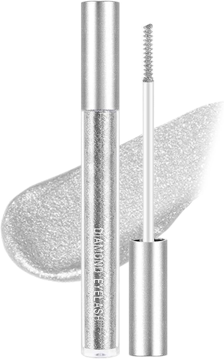 Glitter Mascara, Smudge Proof Mascara, Extension Mascara, With Smudge Proof And Waterproof, Extension And Curls, Silver, For Lifts, Curls, Multiply Eyelashes Glitter Mascara, Smudge Proof Mascara, Extension Mascara, With Smudge Proof And Waterproof, Extension And Curls, Silver, For Lifts, Curls, Multiply Eyelashes