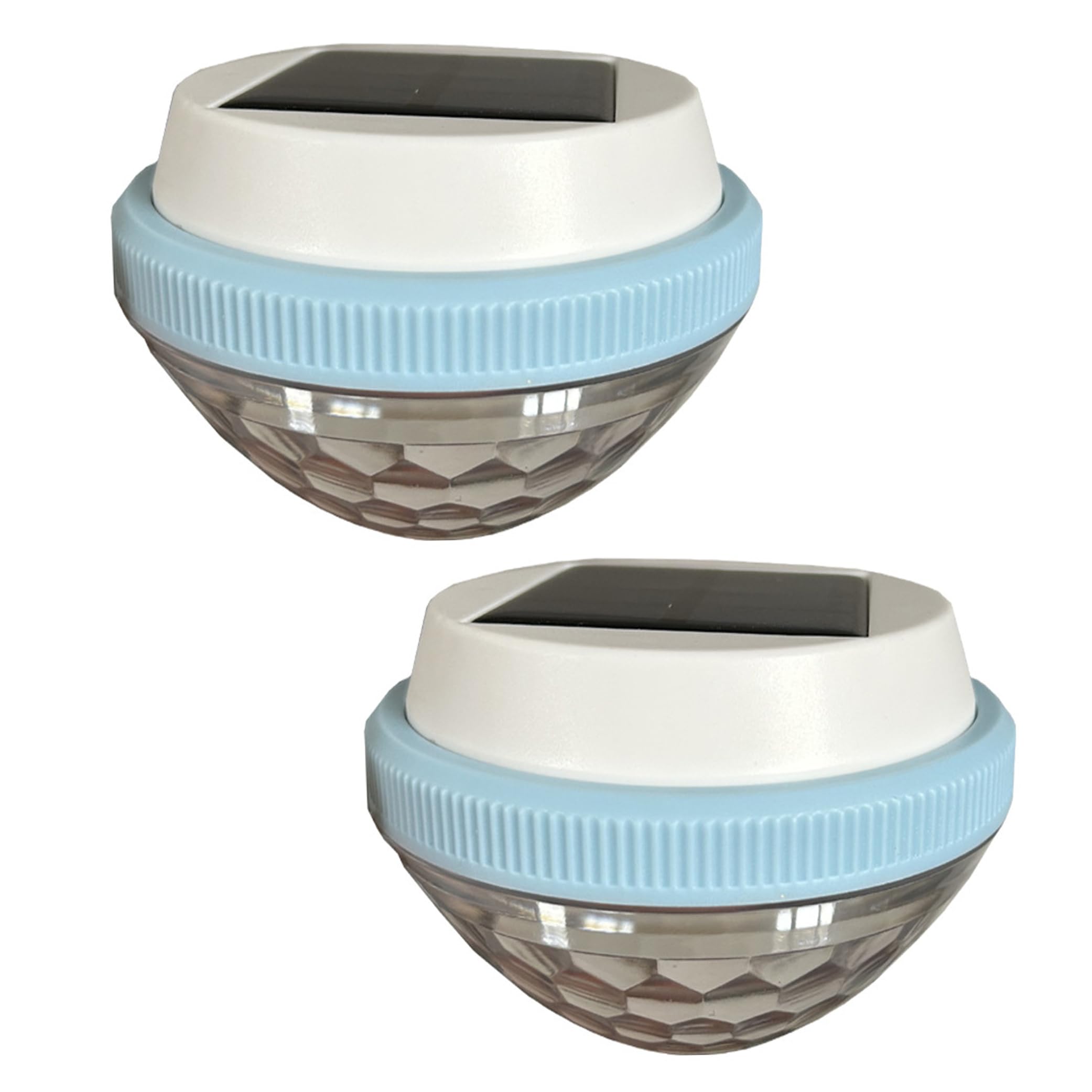 Ginwrek Floating Pool Lights 2 PCS Solar Floating Pool Lights, Color Changing LED Solar Ip68 Waterproof for Pools, Yards & Aquariums, Multicolor