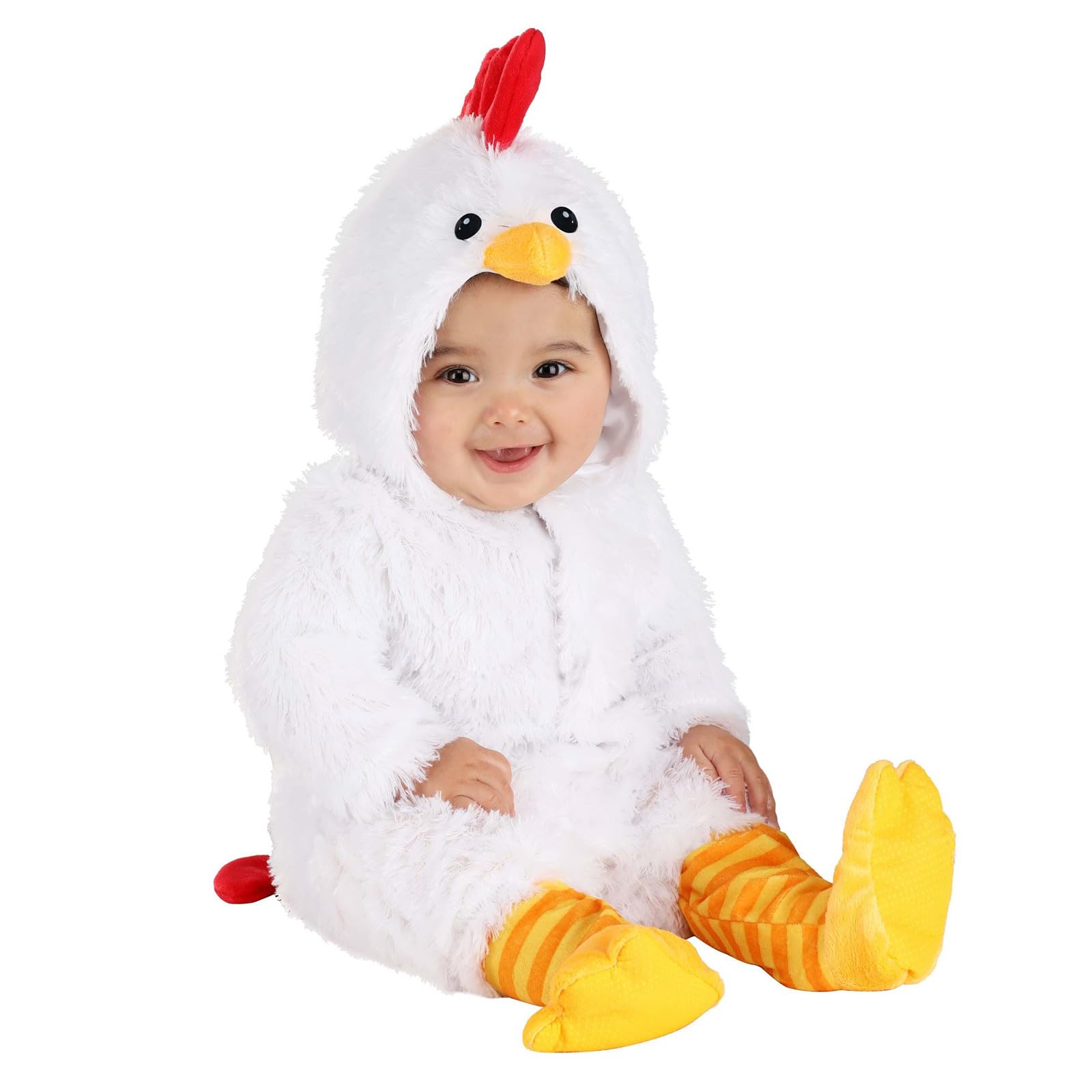 Disfraz de Pollo para Bebé con Capucha, Ropa de Halloween para Recién Nacido, Niñas y Niños