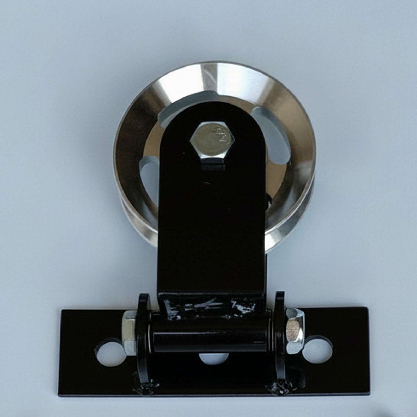 Qianly Polea con Placa Montaje Versátil Polea con Abrazaras Montaje Compacto Correa Exnsión Tríceps, Plástico Oscilante A