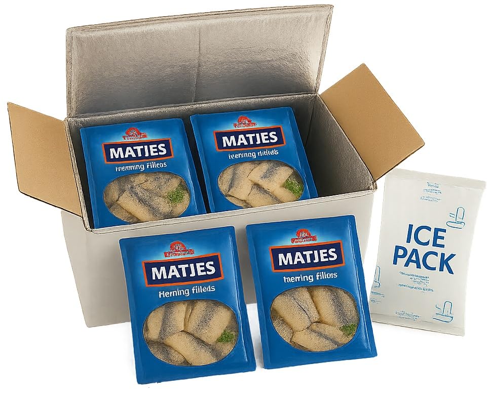 (Pack of 4) Matjes Herring Fillets.