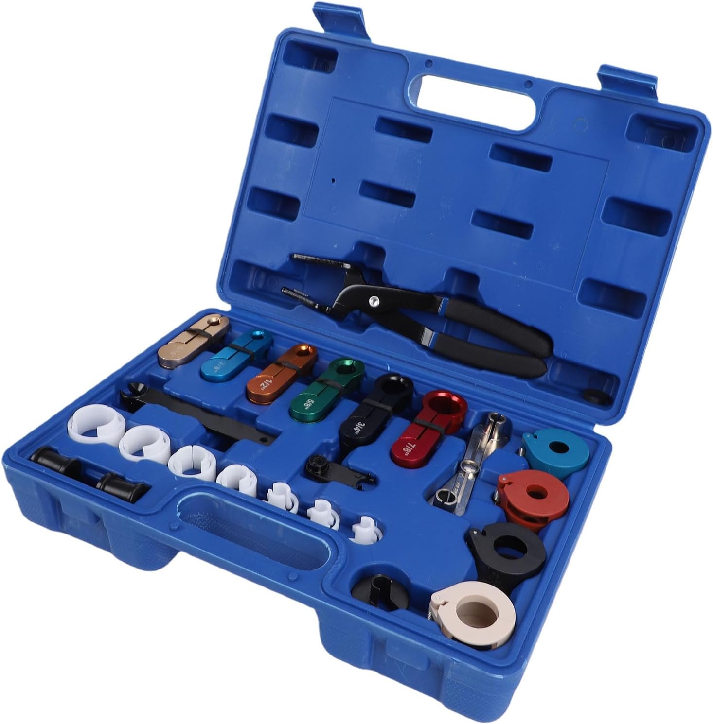 AMONIDA Fuel Line Disconnect Tool Set Efficient Quick Disconnect Kit Fit for Ford Fit for Ranger Explorer 4.0L V6, Heavy Duty Fuel Line Remover Kit for Automotive Maintenance