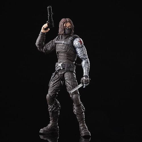Miniatura 2 de Marvel Legends Series Winter Soldier 6 pulgadas Falcon & The Winter Soldier Disney+ Figura de acción de 6 pulgadas, 5 accesorios