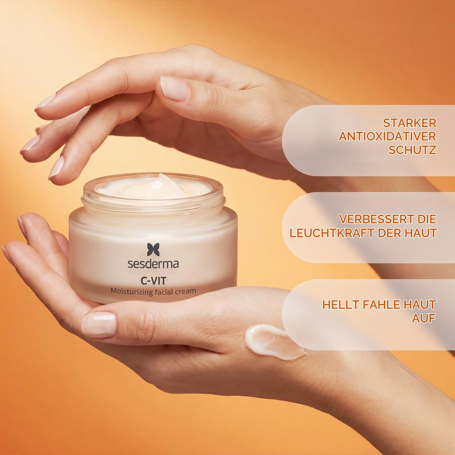 SESDERMA C-VIT Feuchtigkeitsspendende Gesichtscreme 50 ml Mit Vitamin C