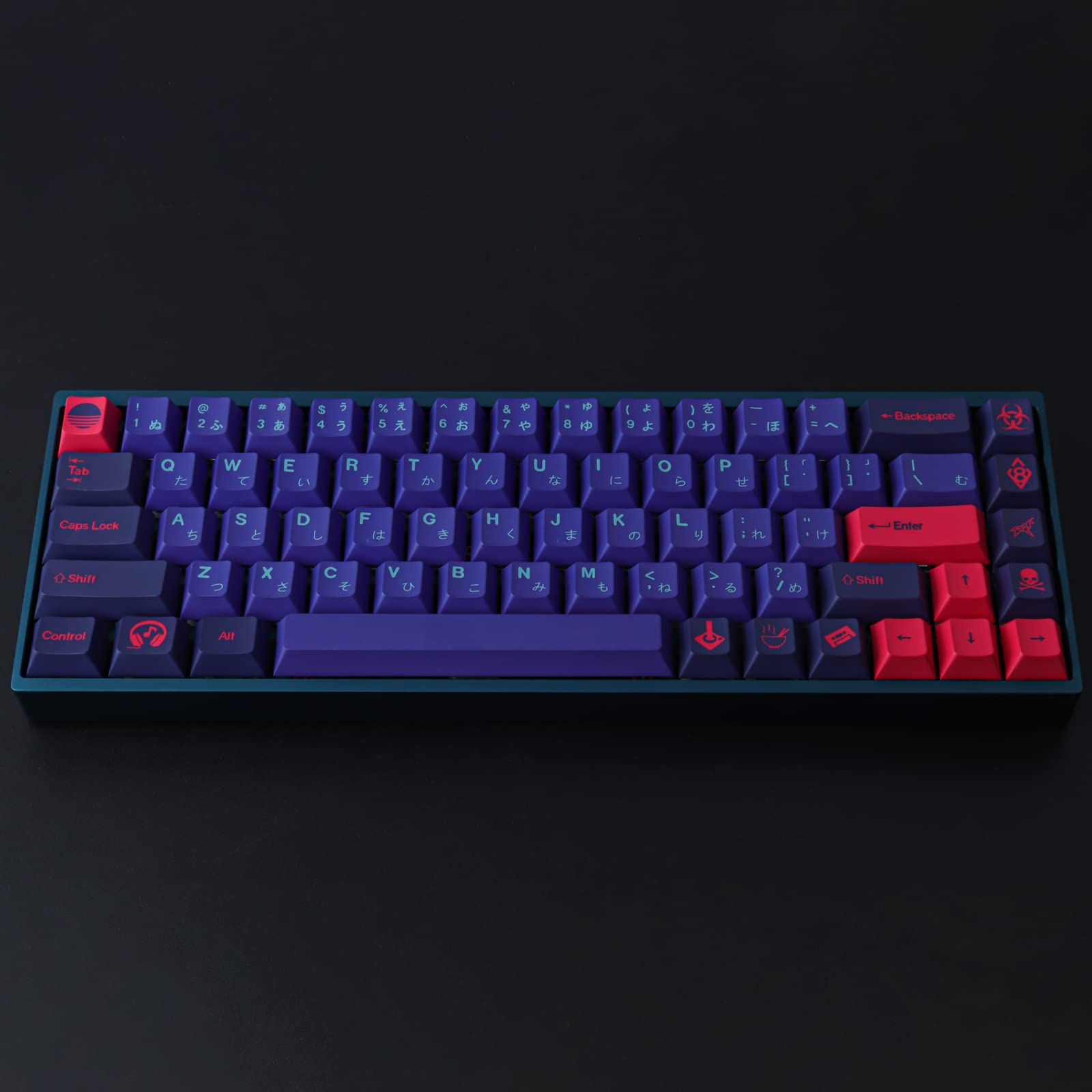 Sunzit PBT Keycaps, 159 Keys Cherry Profile Dye Sublimation Laser ...