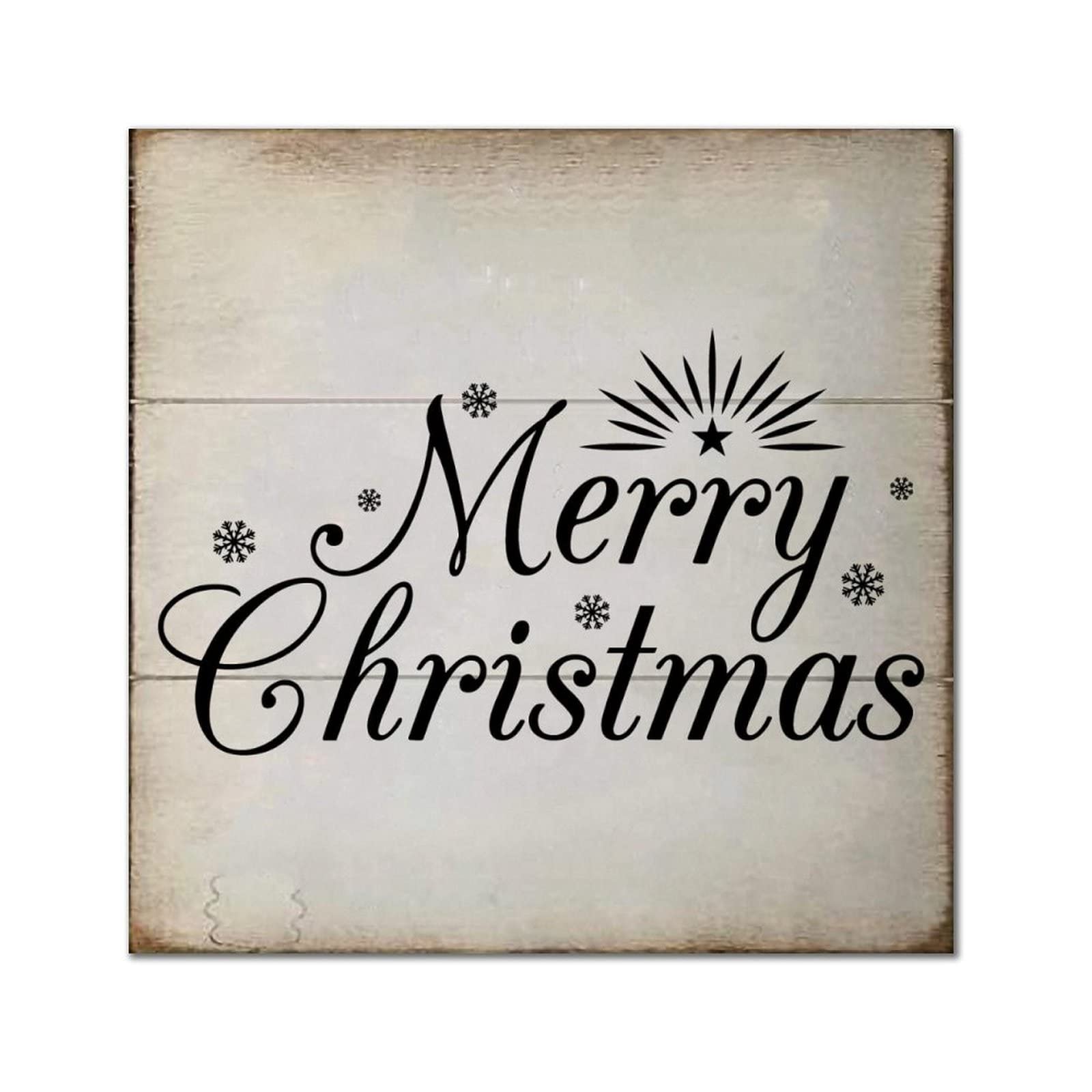 Panneau mural bois Merry Christmas pour celebrer la magie de Noel