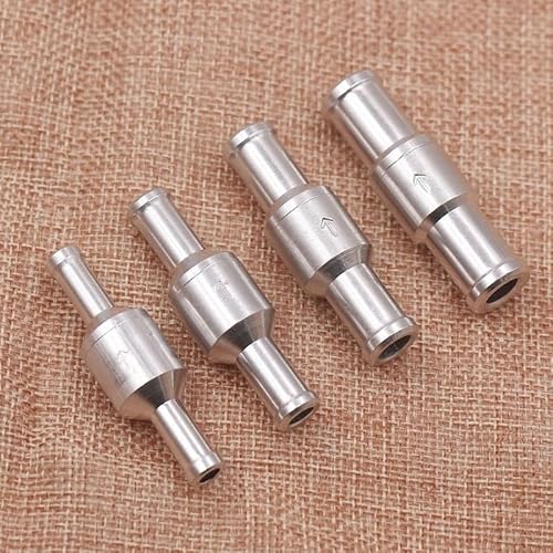 Nonreturn Valve for Cars Aluminum Alloy Design, Suitable for Diesel and Other Fuels (8mm)
