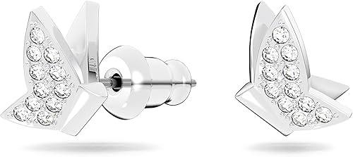 Miniatura 2 de Swarovski Pendientes de mariposa Lilia, collar, pulsera colección de joyas de cristal, tono rodio y acabado en tono oro rosa