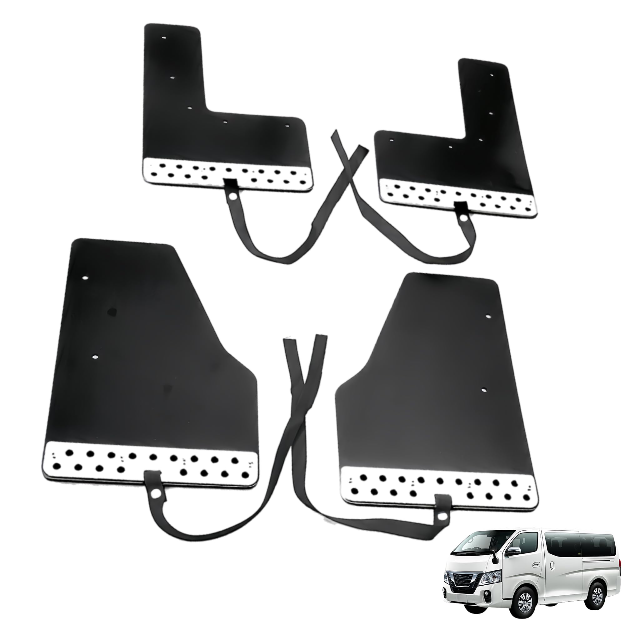 Amazon | JXCARSIOJP マッドガード EVA樹脂製 ベルト付き NV350 Amazon | JXCARSIOJP マッドガード EVA樹脂製 ベルト付き NV350
