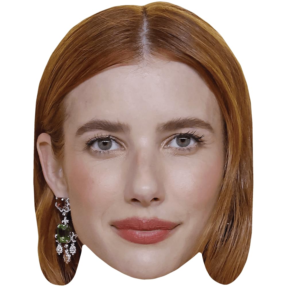 Máscara gigante de Emma Roberts para animar tu próximo photocall de cumpleaños