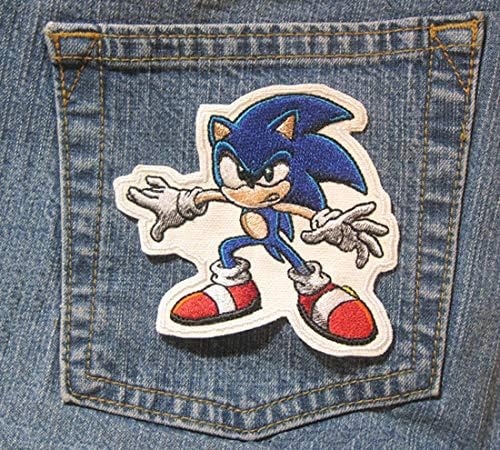 Miniatura 4 de Parche para coser con plancha inspirado en Sonic The Hedgehog Character Sega Genesis Gaming