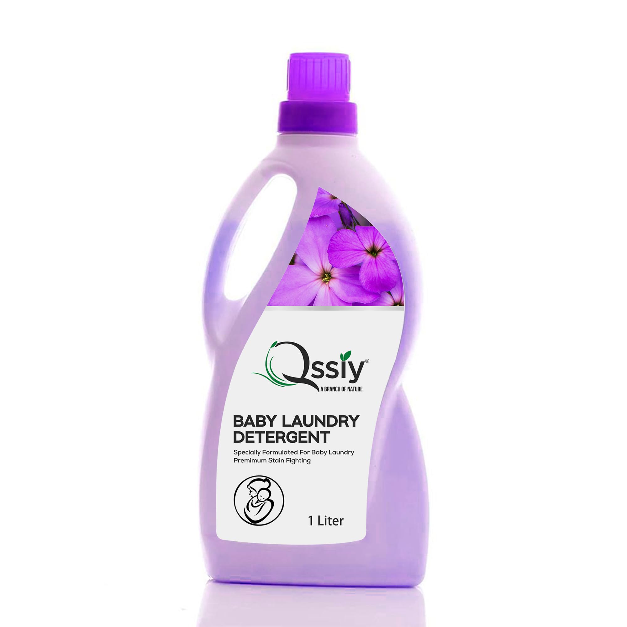 Qssiy Baby laundry liquid detergent 1 liter, washing liquid for Baby Clothes | Allergen Free | Gentle with Bio-Enzymes (Lavender)-picture-19