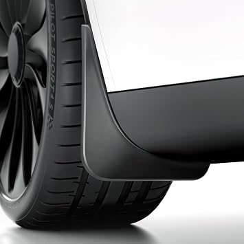 REEVAA 2026 Tesla New Model Y Juniper Accessories - Mud Flaps [Protect Paint, No Drilling Required] All-Weather Splash Guard Body Kits for Model Y Juniper 2025-2026, Black Set of 4