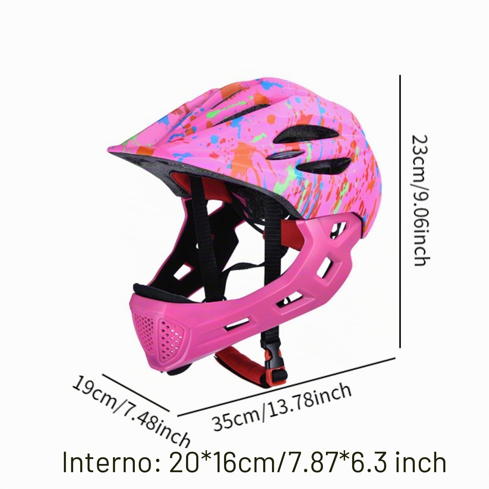 rockible Casco da Bici per Bambini Casco da Ciclismo Migliore Ammortizzazione Casco Integrale Leggero Casco da Bicicletta per Ragazzi e Ragazze
