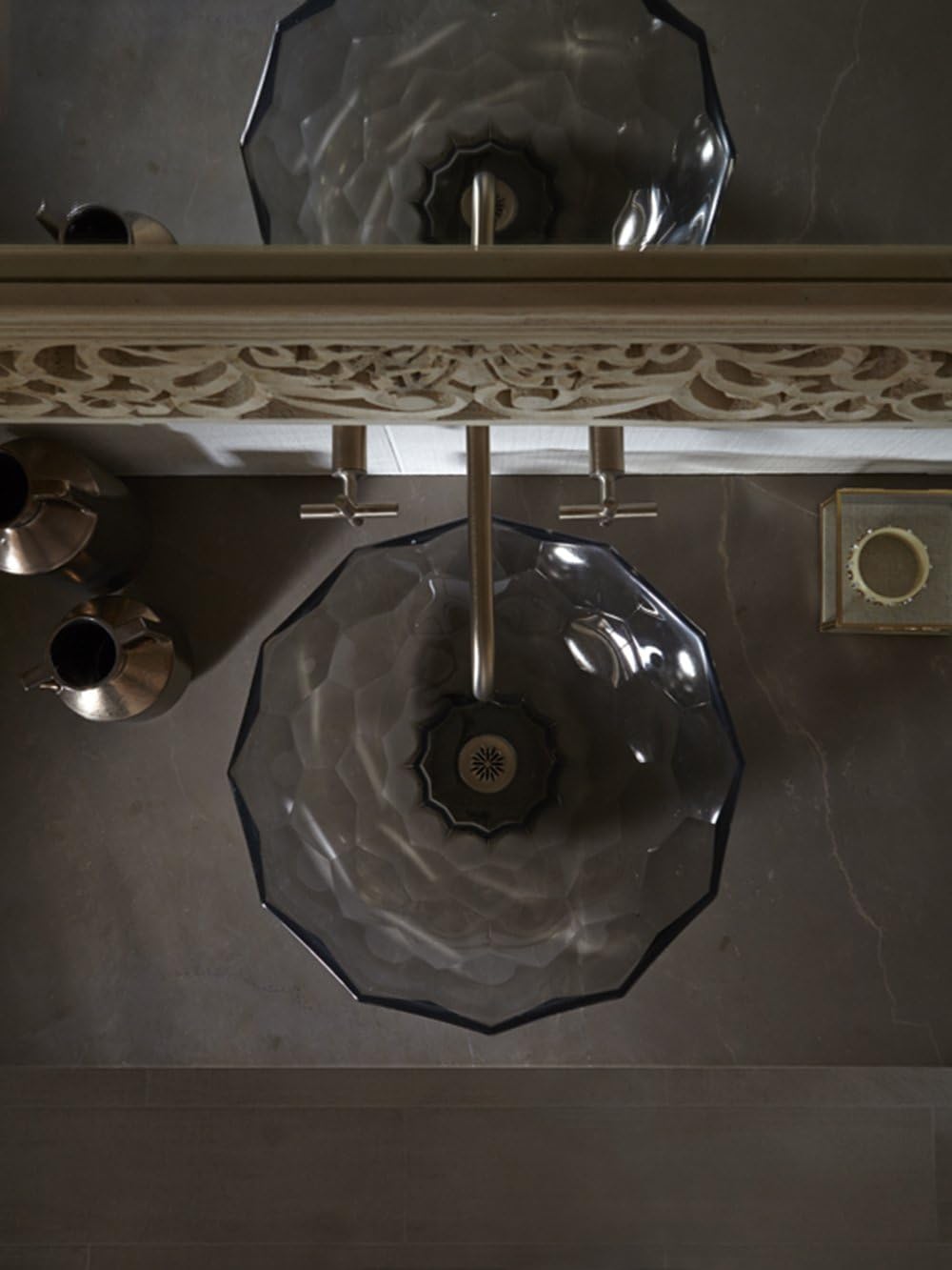 60% Off Discount KOHLER K-T14414-3-BV Purist Two-Handle Wall-Mount Lavatory Faucet Trim with 9, 90-Degree Angle Spout and Cross Handles, Valve Not Included, Vibrant Brushed Bronze