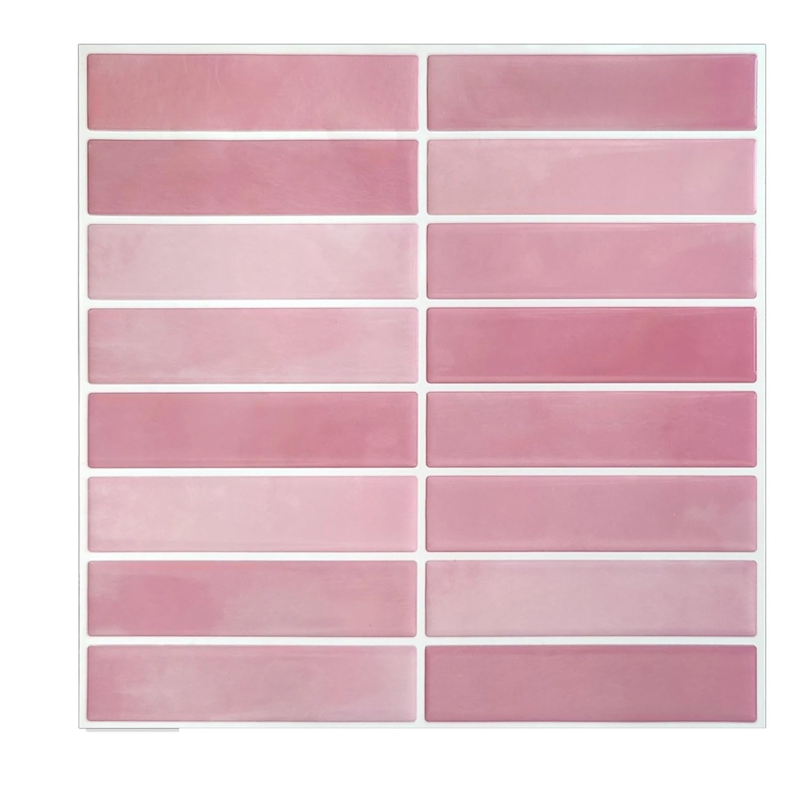 Wall Tile Sticker Tile Stickers 5pcs Peel and Stick Wall Backsplash(Color4)