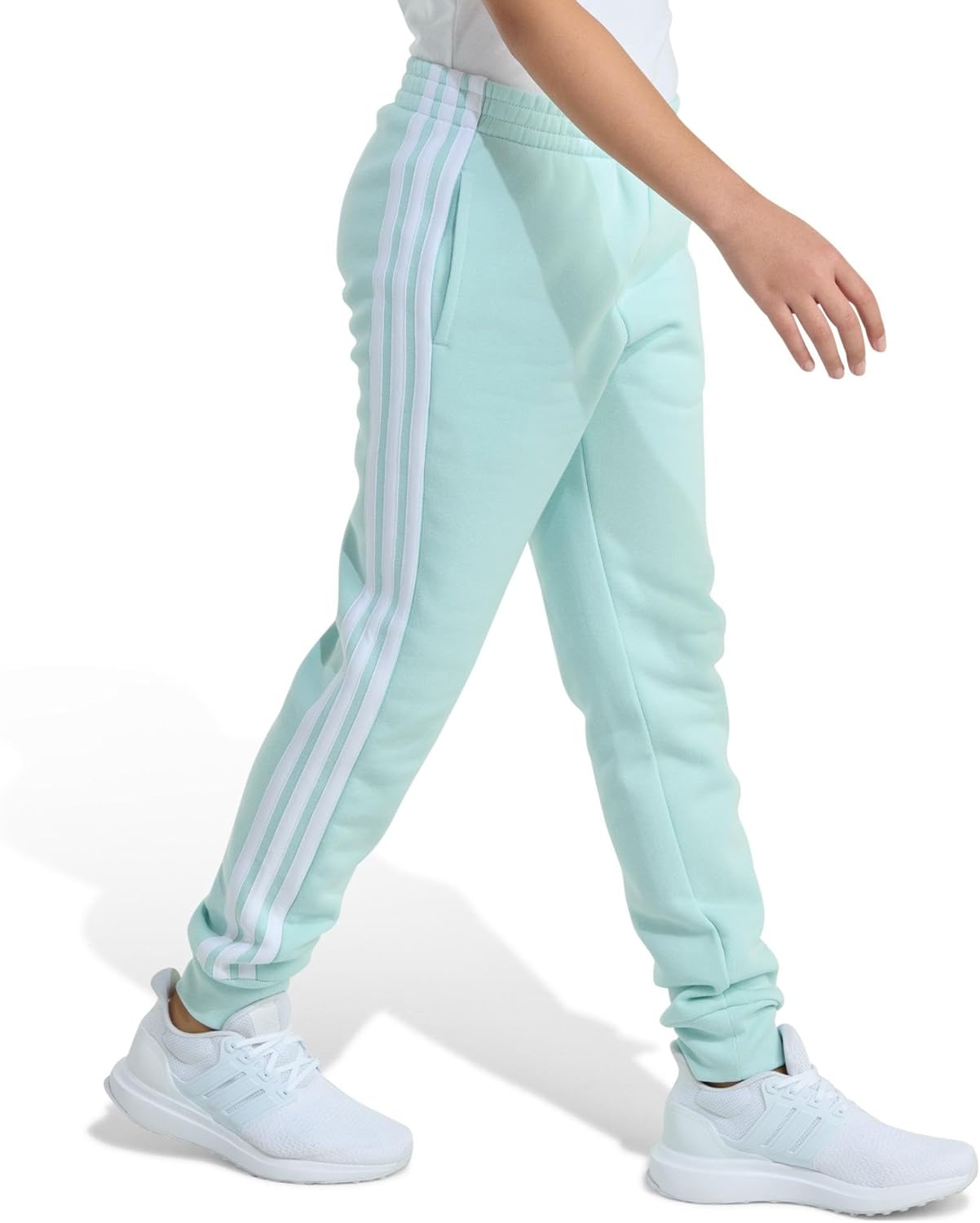 Adidas Girls Fleece 3-Stripe Jogger - Image 2