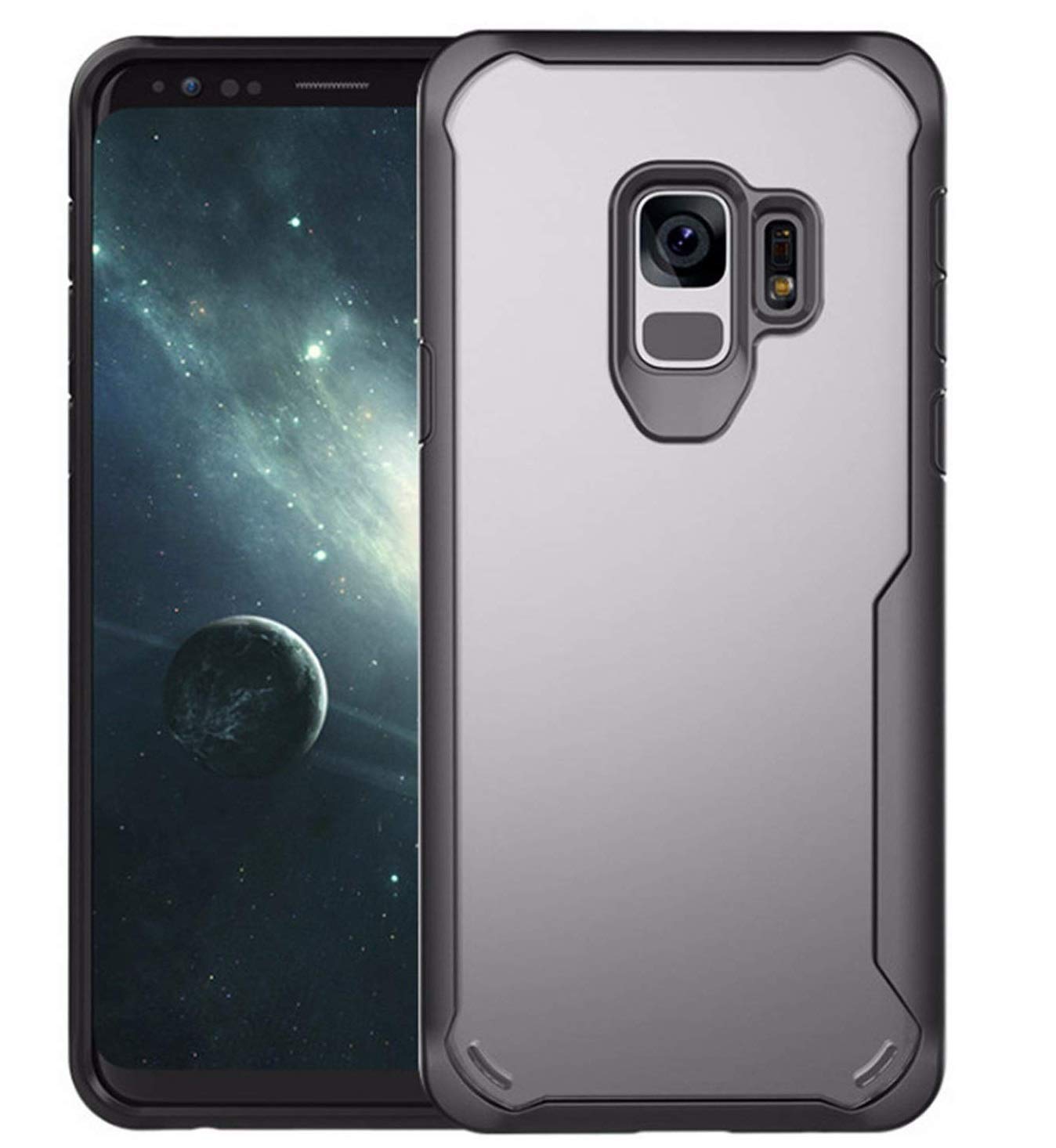 Amazon Brand - Solimo Bumper for Samsung Galaxy A8 Plus (Acrylic_Black) (B0BDZZKJ1H) Amazon Price History, Amazon Price Tracker