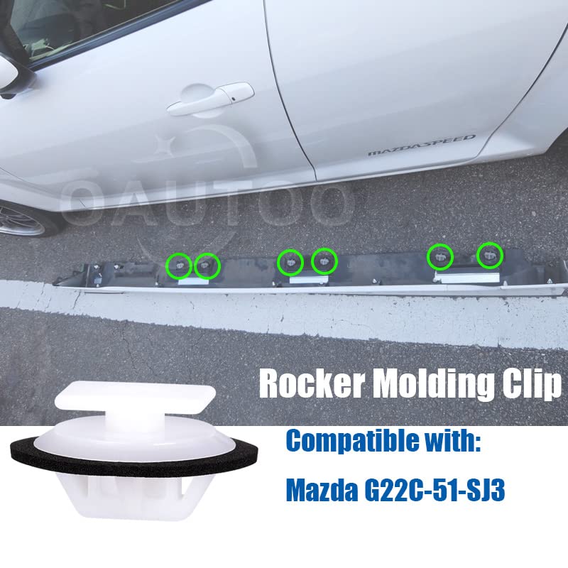 シータモルト　スリーブ付き Amazon.com: OAUTOO 20pcs Rocker Molding Clip with Sealer G22C-51