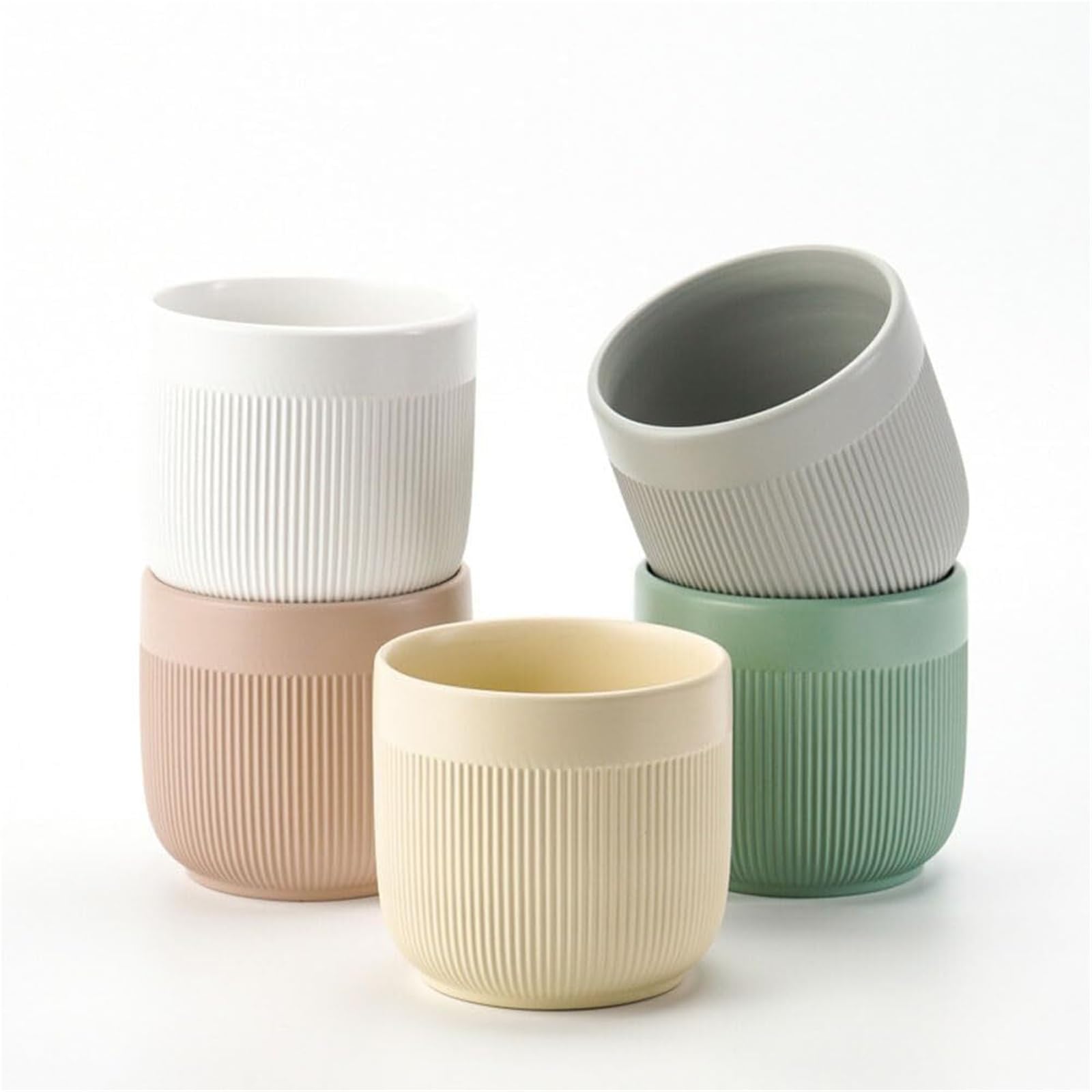 Doniczka Vintage Doniczka Ceramiczna Doniczka na rośliny ze spodkiem Otwór drenażowy Szare i czarne sadzarki Dekoracja ogrodowa(Black)