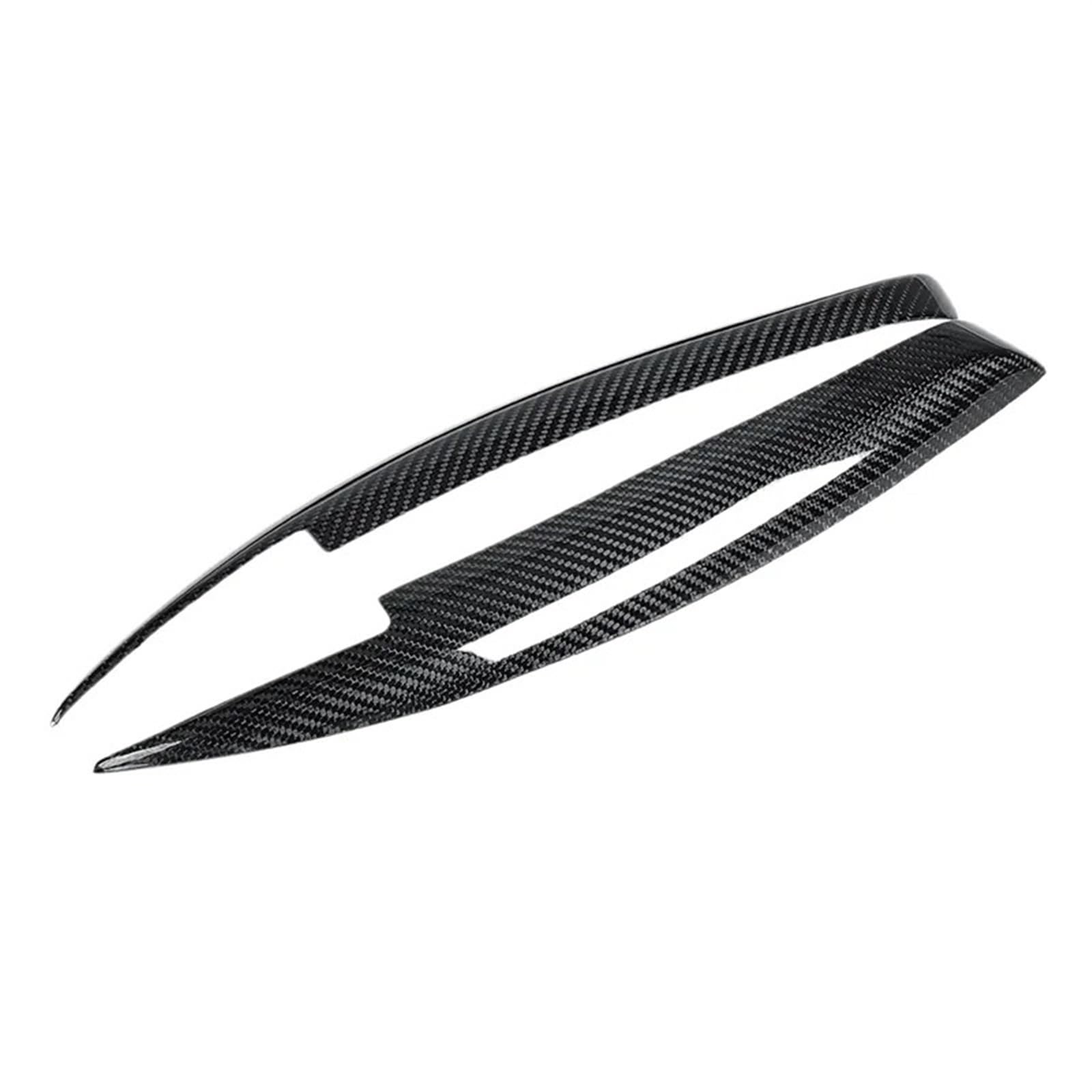 Prawdziwa włóknista lampa czołowa Crabon Fiber Eyelid Eyebrow