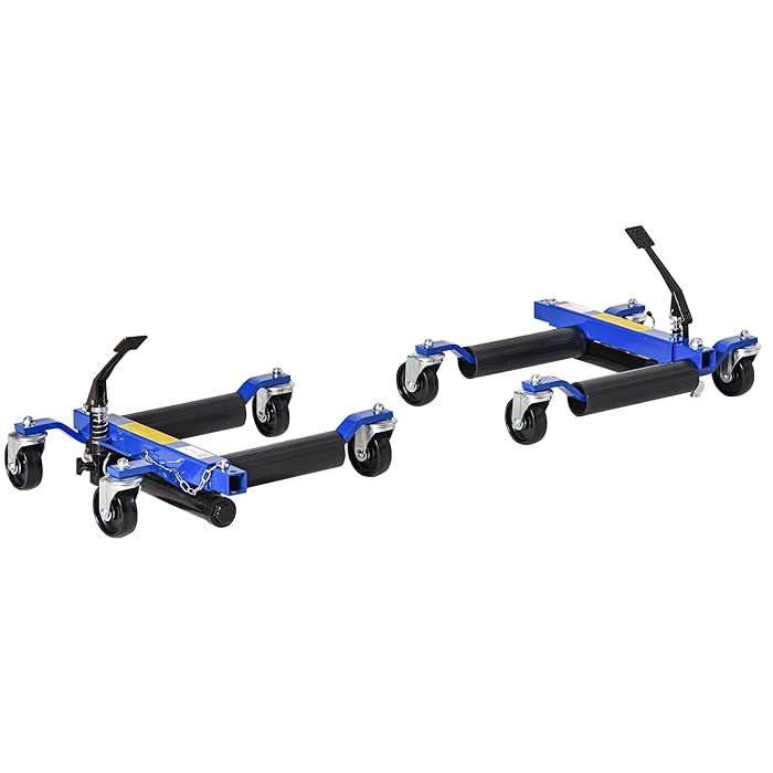Buy DURHAND Hydraulic Wheel Dolly Tire Jack with Ratcheting Foot Pedal