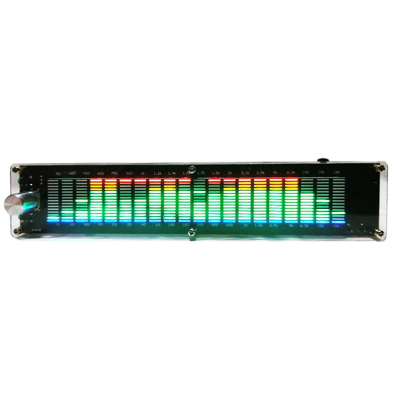 Analizador De Espectro De Audio Musical LED, Indicador De Espectro Musical, DSP Incorporado, Ajuste De Ecualizador De Soporte, para El Hogar/Oficina/Estudio De Audio/Amantes De La Música