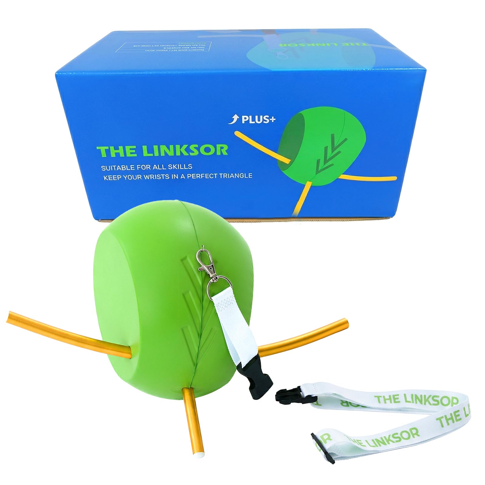 Esoes Golf Swing Trainer Aids Connected Training Balls with Carry Cord Swing Practice Aid for Technique Rhythm Durable Portable for Beginners to Advanced Golfers