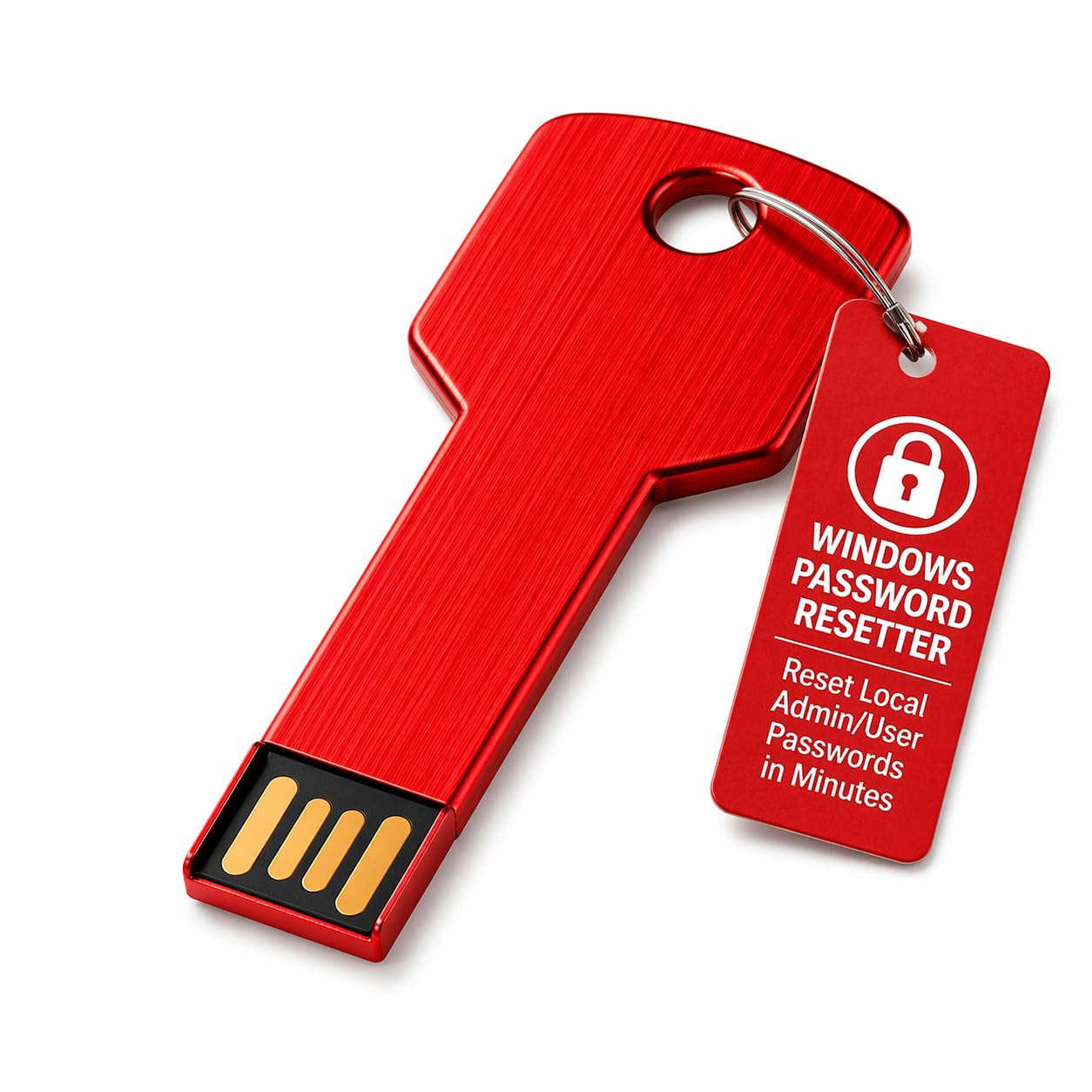 Password Reset USB Tool for Windows– Bootable Password Recovery Key for Local Admin & User Accounts – Offline USB Password Resetter for Windows PCs & Laptops – Plug & Play Recovery Solution