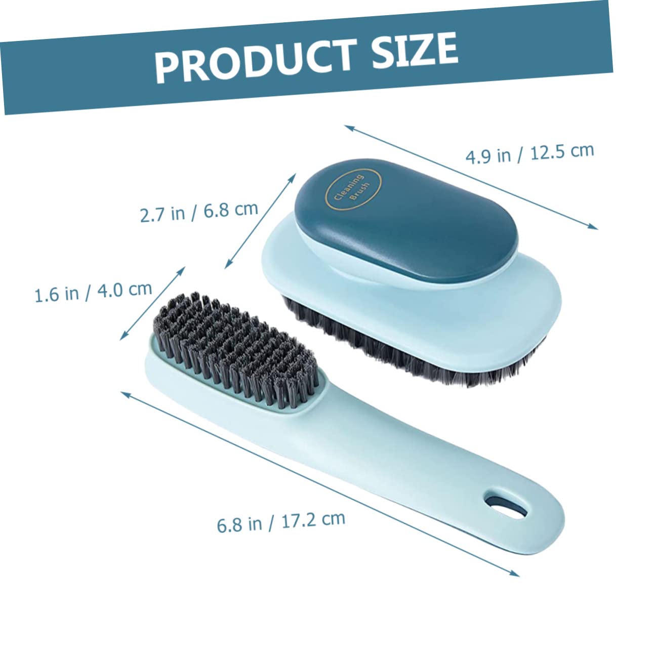 BESTYASH 3 Set Spazzole Per Lavaggio Per Abbigliamento E Scarpe Setole Morbide E Resistenti 2 Pezzi*3