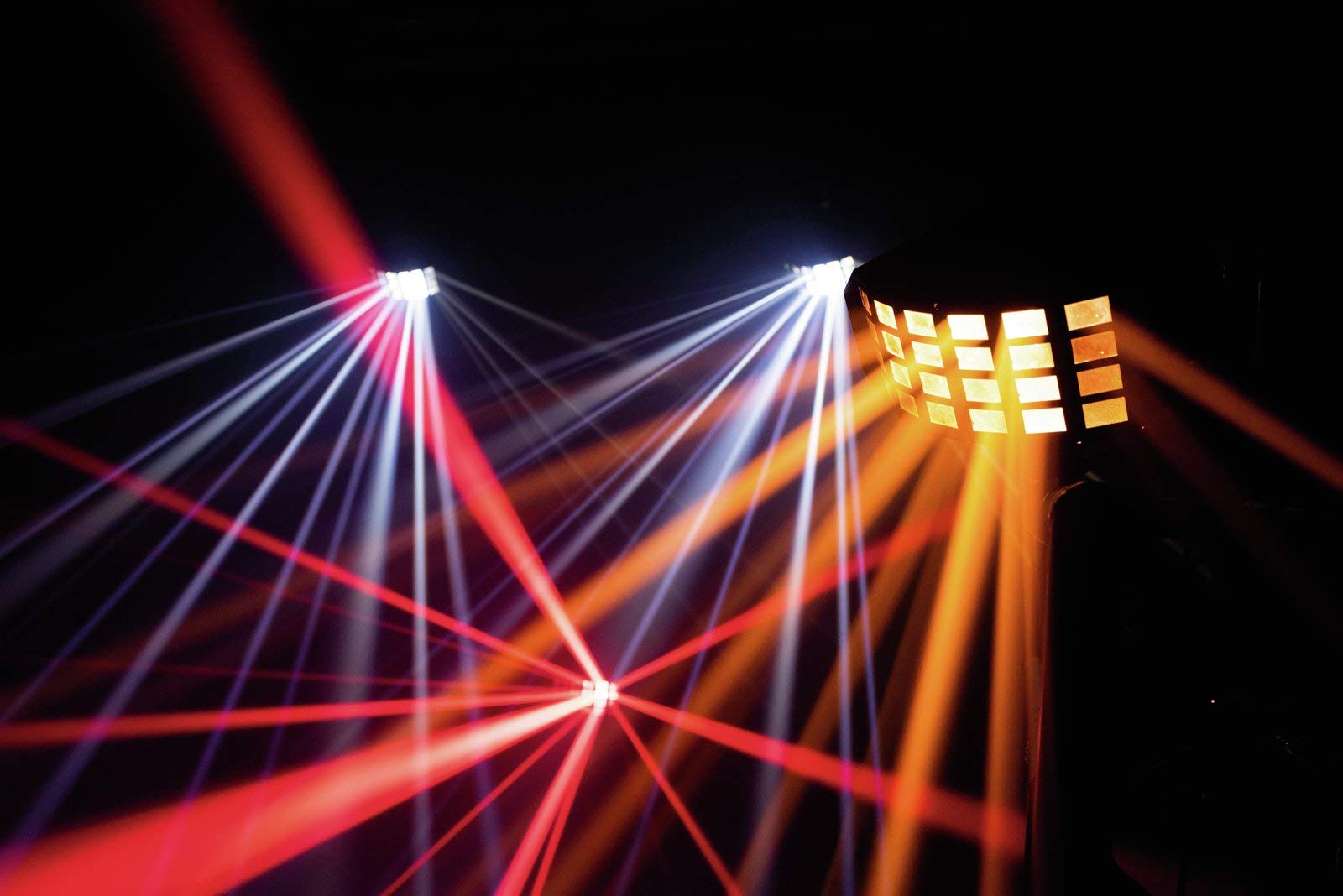 EUROLITE LED D-2000 Strahleneffekt | Extrem lichtstarker Derby mit 5 x 10-W-LED in R,G,B,A,W
