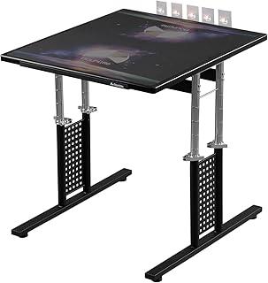 Bauhutte バウヒュッテ トレーディングカード 対戦用 デスク デュエルデスク BHD-640DM-BK プレイマットぴったりサイズ ハンドスタンド付き 高さ調節機能付き ゲーミングデスク デュエルディスク