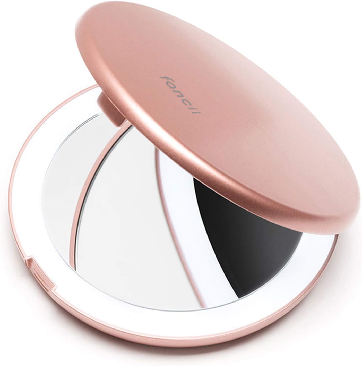 Fancii Compact Magnifying Mirror with Natural LED Lights