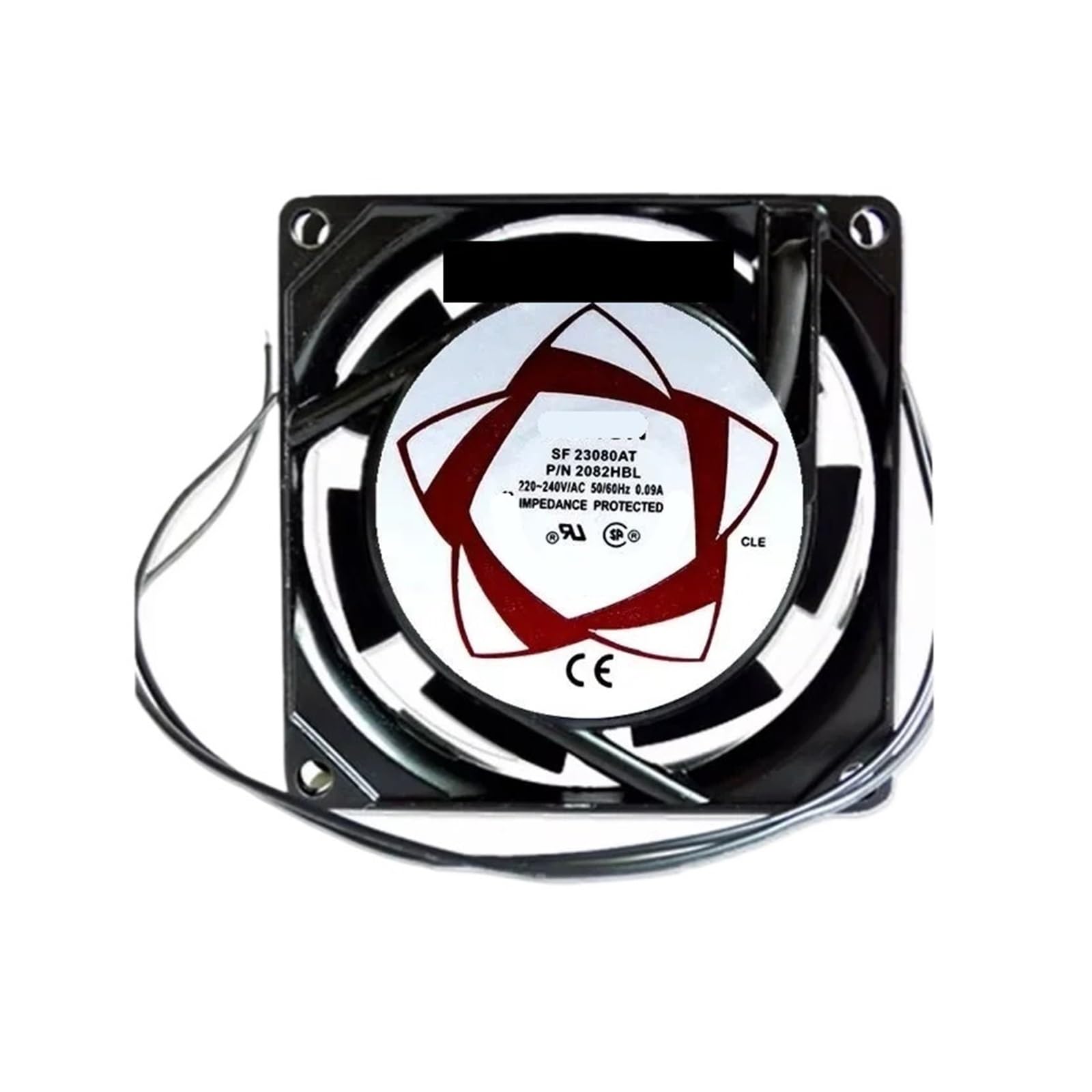 SF23080AT/2082HBL Wentylator, 80 mm, 240 VAC, 70 mA