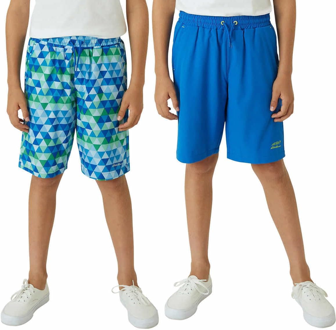 Eddie Bauer Boys 2-Pack Hybrid Shorts
