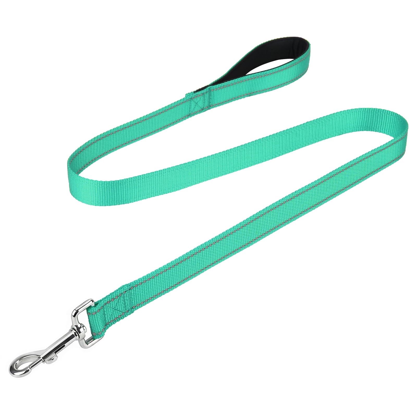 FunTags Reflective Nylon Dog Leash for Medium & Large Dogs, 4FT Training — image 1