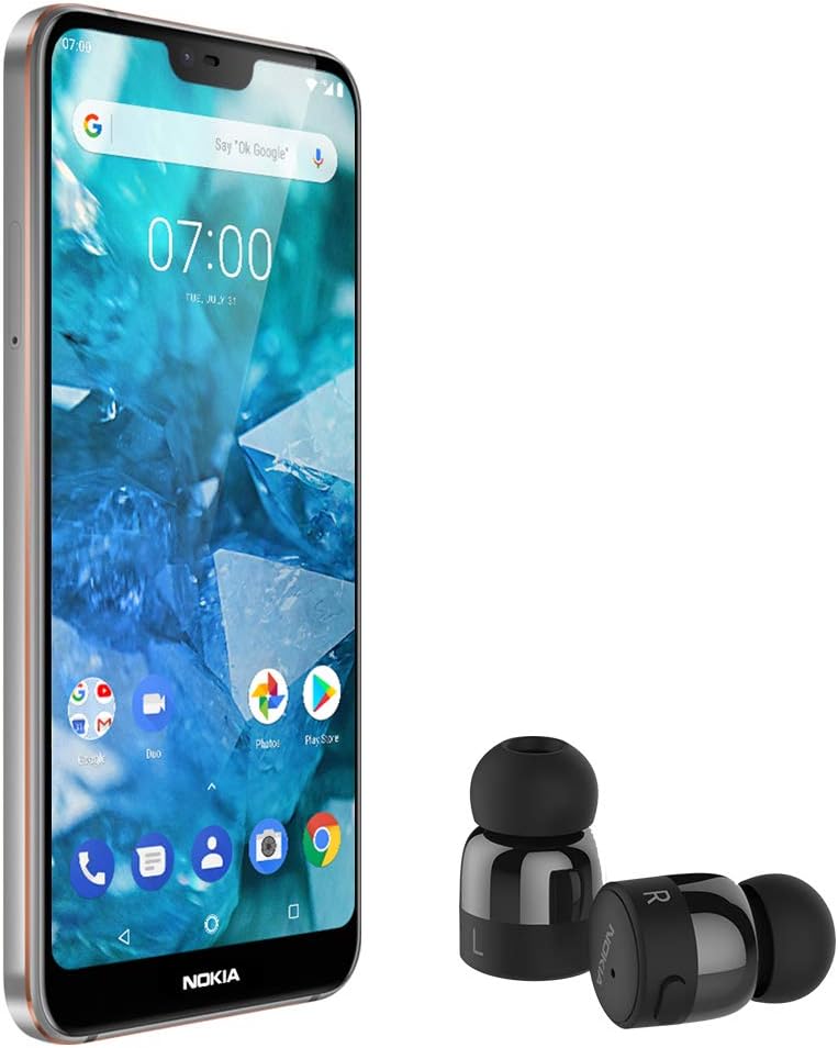 Nokia 7.1 Steel and True Wireless Headphone