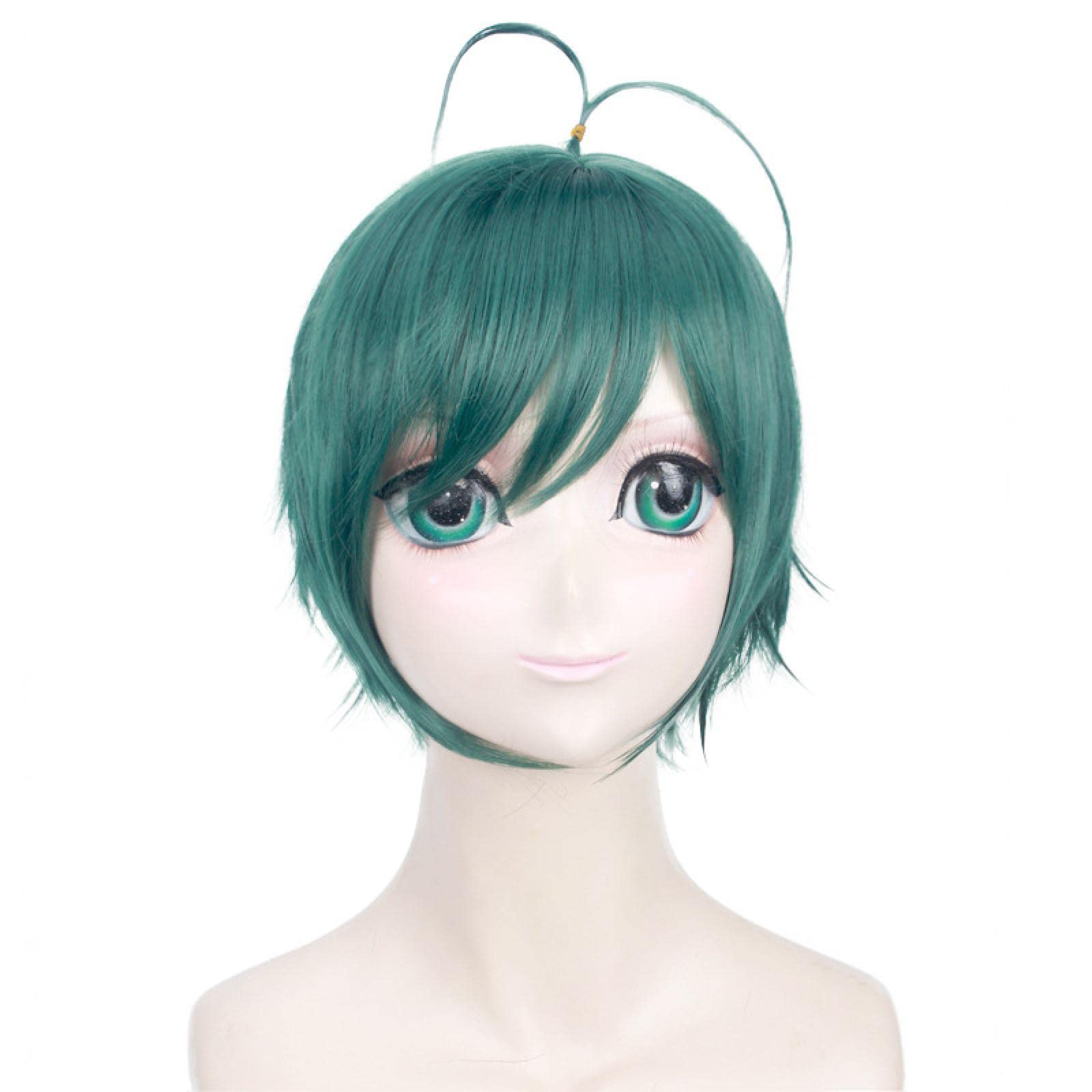 Arena Of Valor: 5v5 Arena Game Short Cosplay Wig Green Synthetic Hair Halloween Costume Party Play W